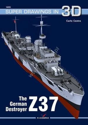 Kagero The German Destroyer Z 37 Book - Kagero Publishing