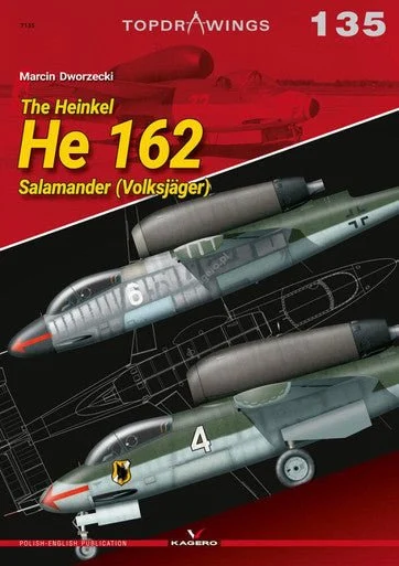 Kagero The Heinkel He 162 Salamander Book - Kagero Publishing