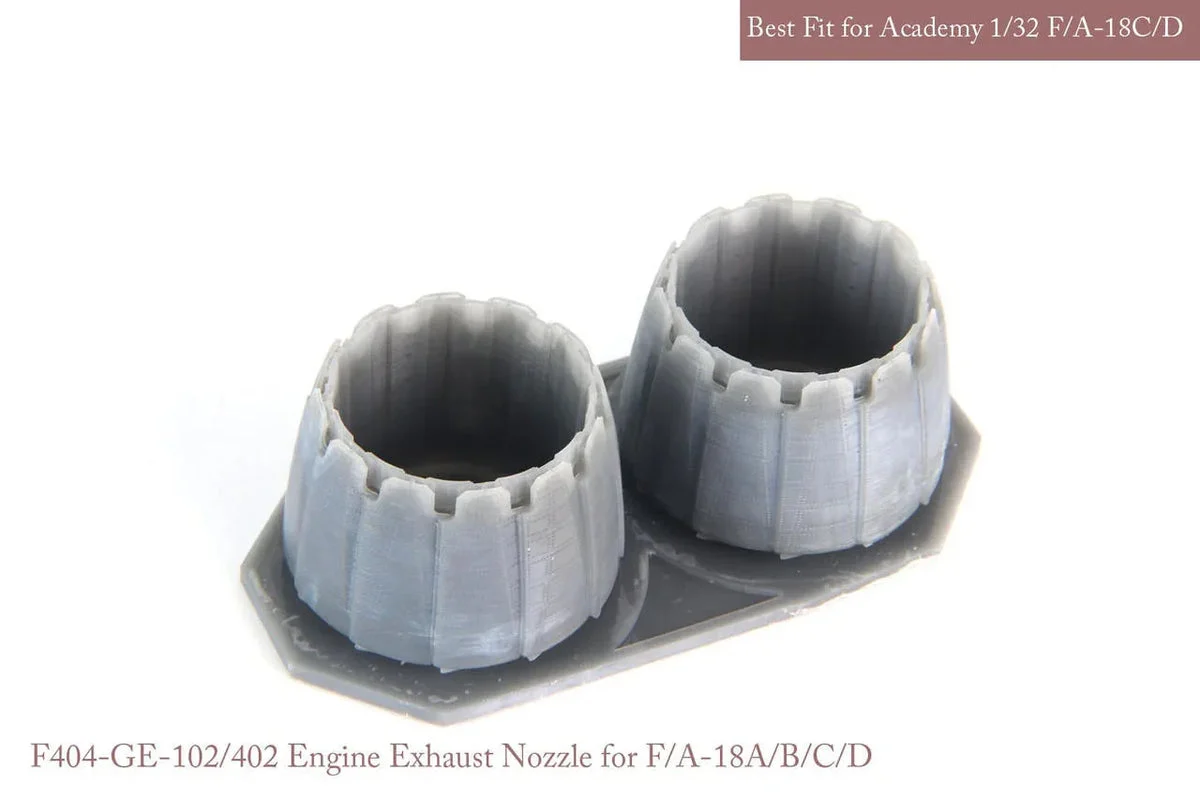 1/32 KA Models [SE] F/A-18A/B/C/D EXHAUST NOZZLE SET (OPENED) for Academy