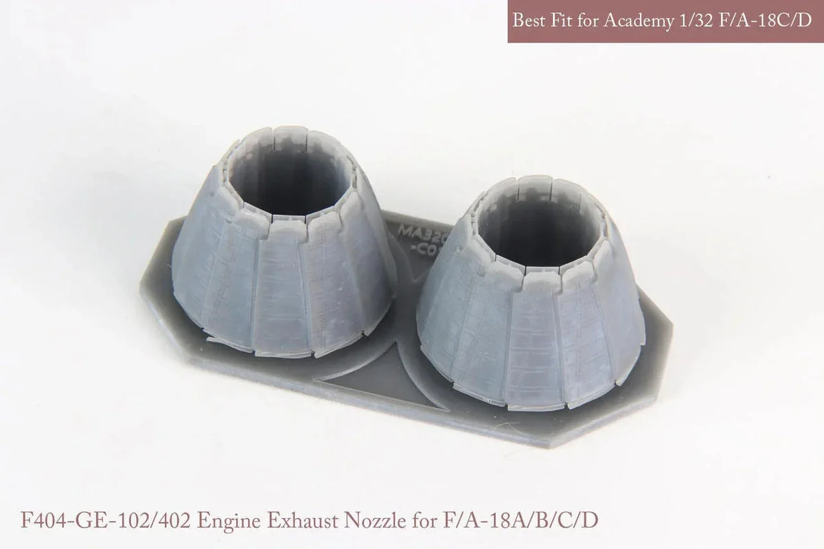1/32 KA Models [SE] F/A-18A/B/C/D EXHAUST NOZZLE SET (CLOSED) for Academy