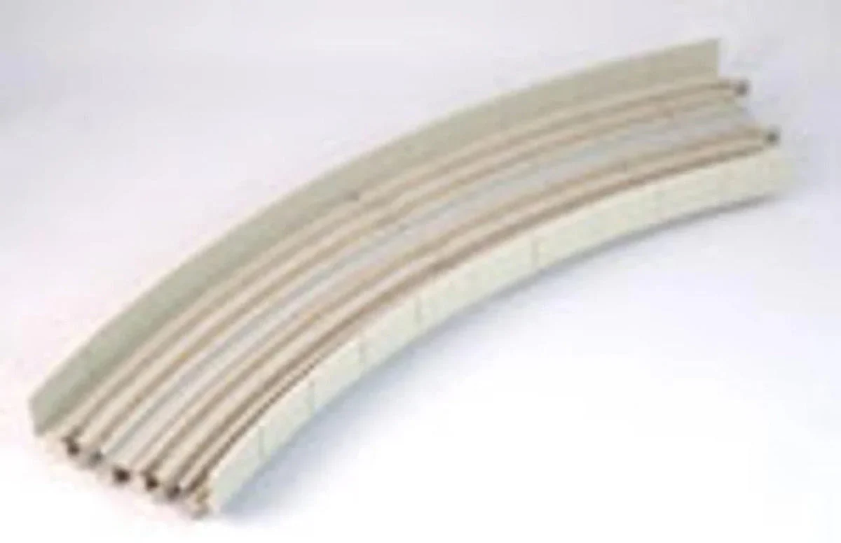 N Kato Unitrack N 381mm/414mm Radius 22.5º (15" - 16 3/8") CS Double Track Easement Curve Track Right and Left 20545
