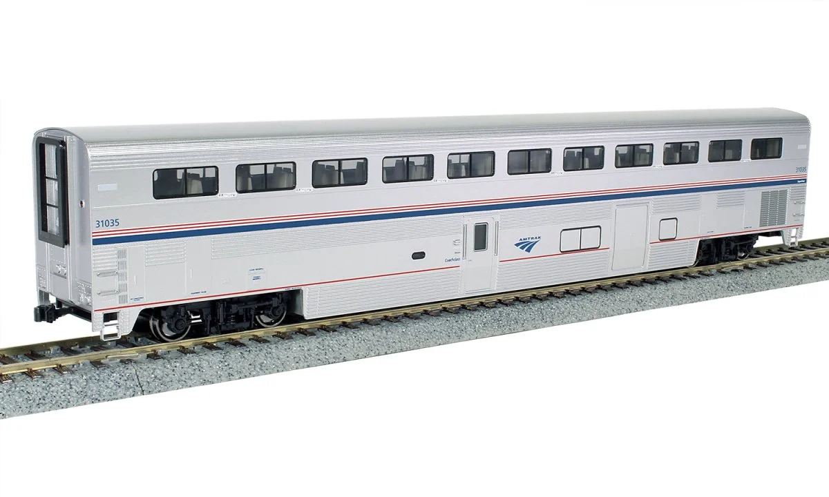 Kato HO Scale Amtrak Superliner I Coach-Baggage Phase VI #31031