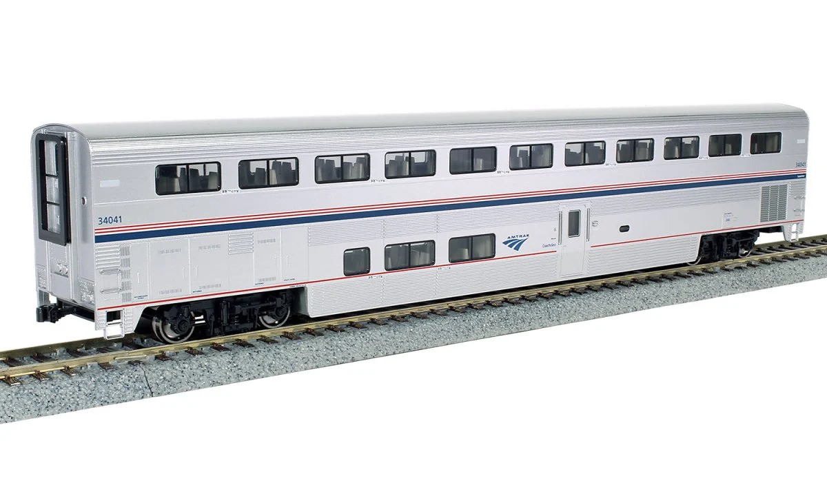 Kato HO Scale Amtrak Superliner I Coach Phase VI #34055