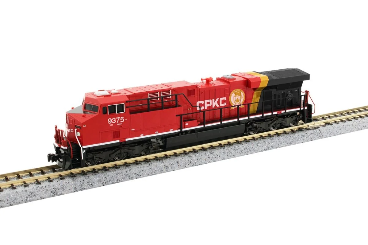 Kato N Scale CPKC #9375 GE ES44AC GEVO (DC) 176-8957