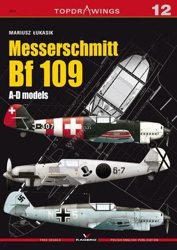 Kagero Publishing Messerschmitt 109 A-D Models