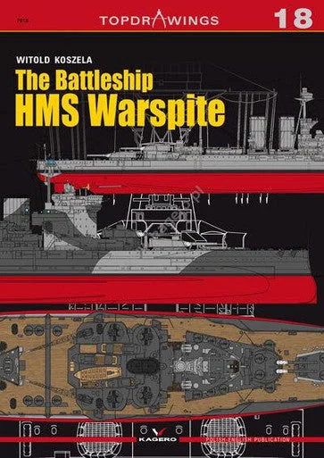 Kagero The Battleship HMS Warspite Book - Kagero Publishing