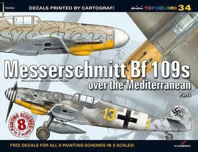 Kagero Messerschmitt Bf 109s over the Mediterranean. Part I Book - Kagero Publishing