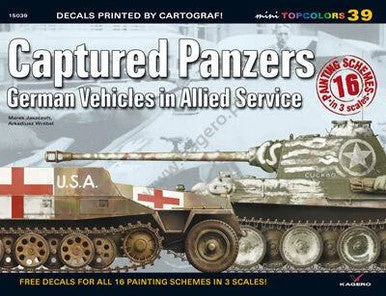 Kagero Captured Panzer German Vehicles in Allied Service Book - Kagero Publishing