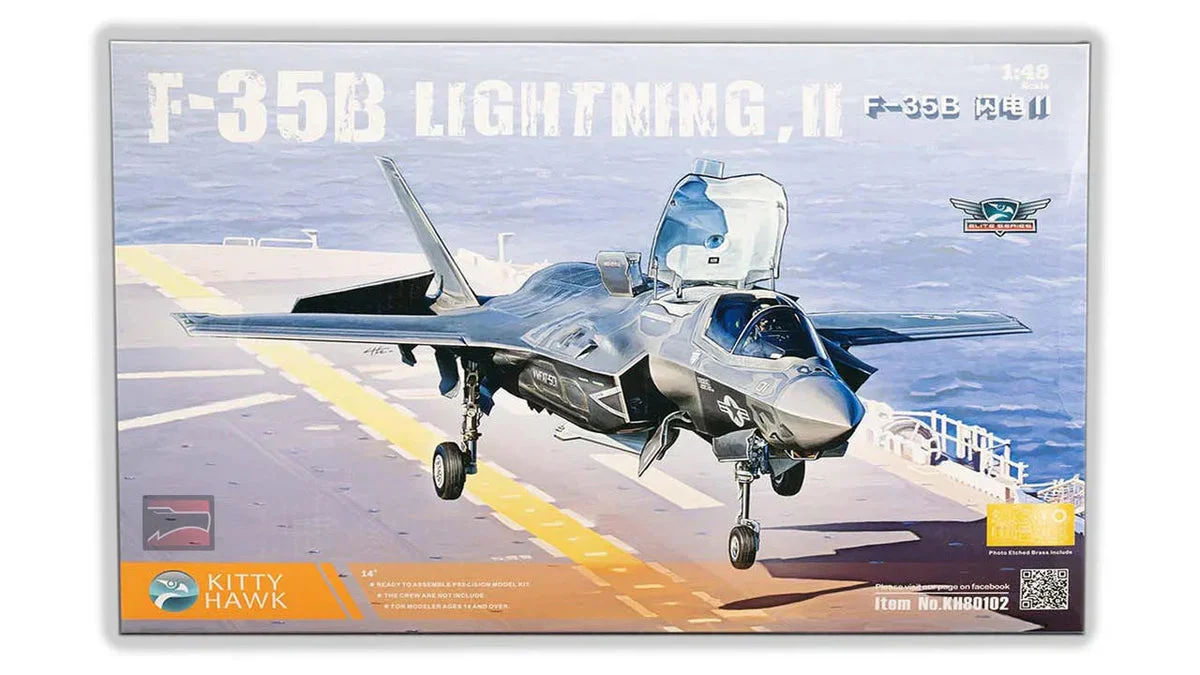 1/48 Kitty Hawk F-35B Lightning II Version 3.0 Plastic Model Kit