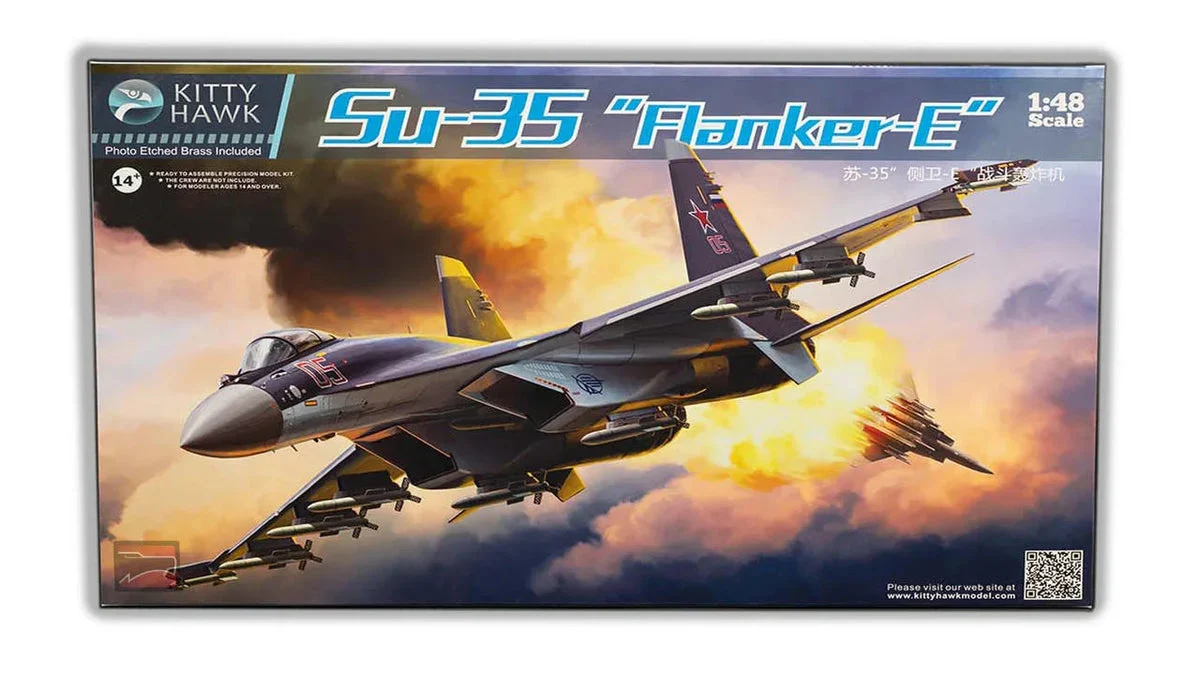 1/48 Kitty Hawk Su-35 "Flanker-E" Plastic Model Kit