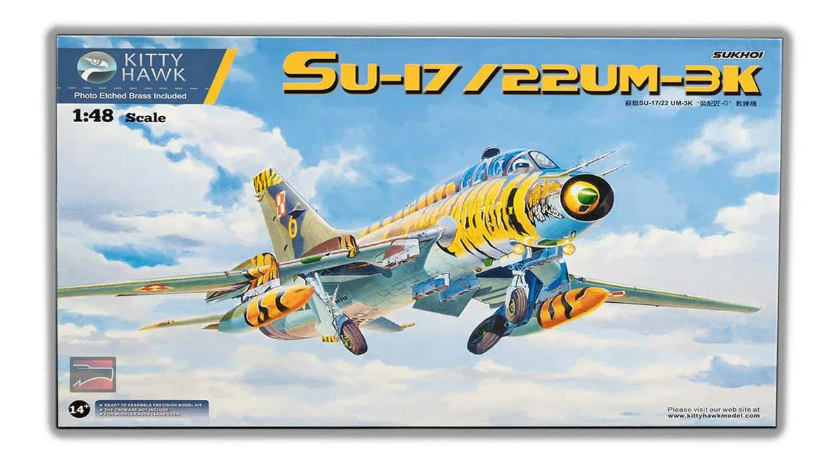 1/48 Kitty Hawk Su-17, Su-22 UM3K/UM4 Fitter G Plastic Model Kit