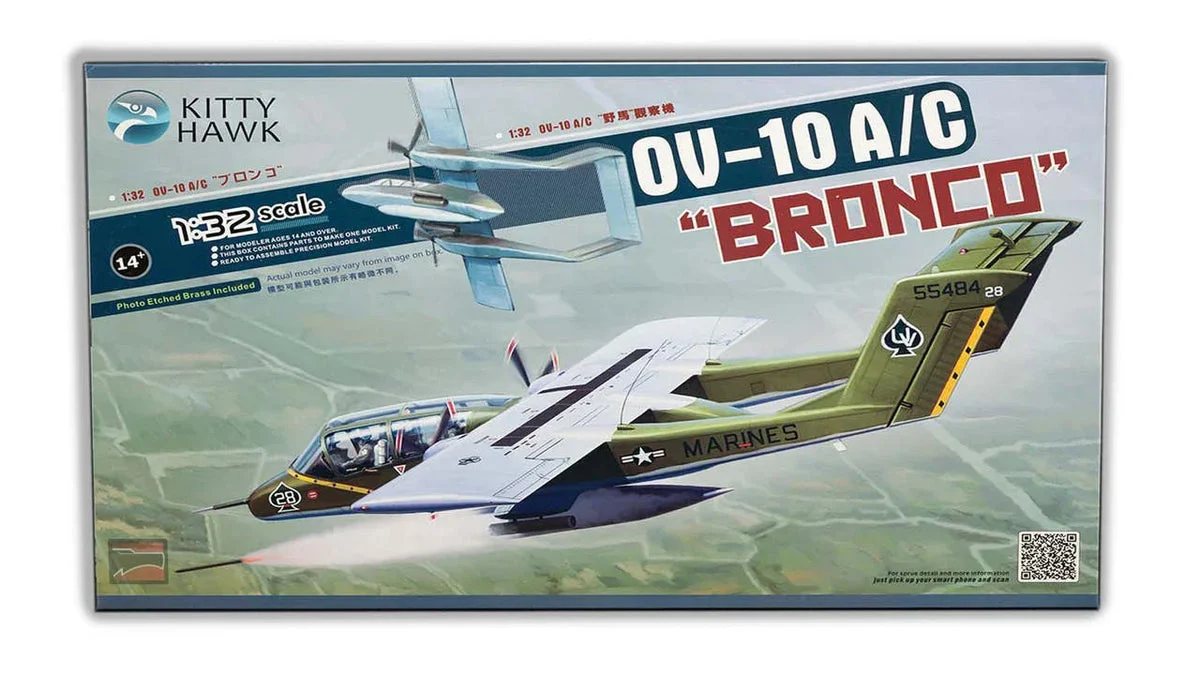 1/32 Kitty Hawk OV-10A/C Bronco Plastic Model Kit