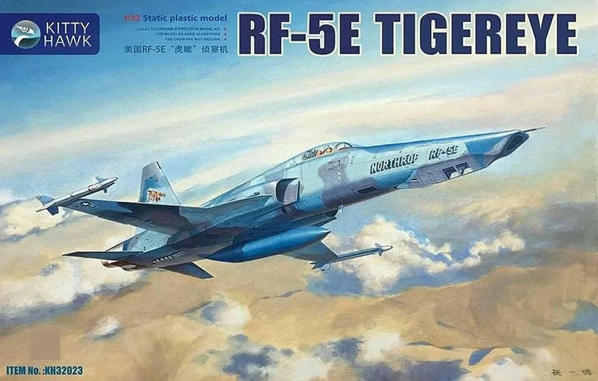 1/32 Kitty Hawk RF-5E Tiger Eye Plastic Model Kit
