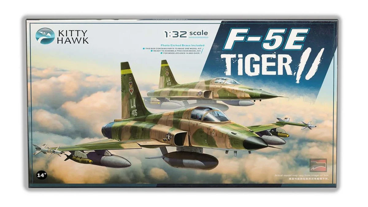 Kitty Hawk 1/32 Kitty Hawk F-5E Tiger II Plastic Model Kit