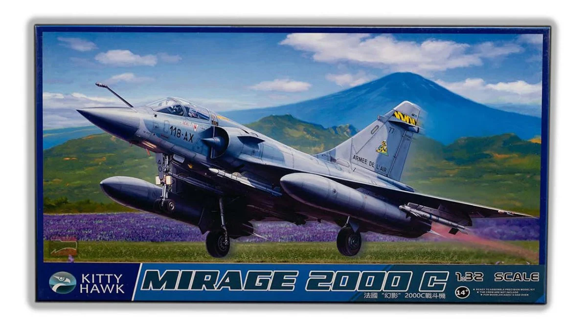 Kitty Hawk 1/32 Kitty Hawk Mirage 2000C - Plastic Model Kit