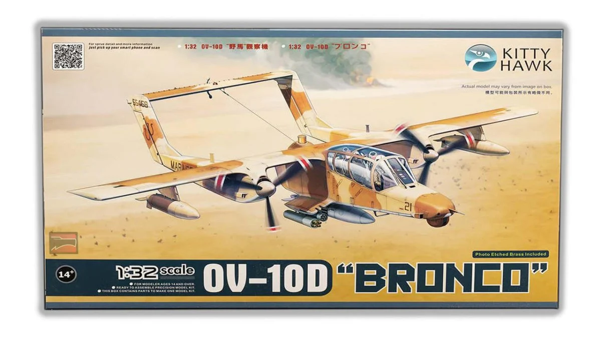 Kitty Hawk 1/32 Kitty Hawk OV-10D Bronco Plastic Model Kit