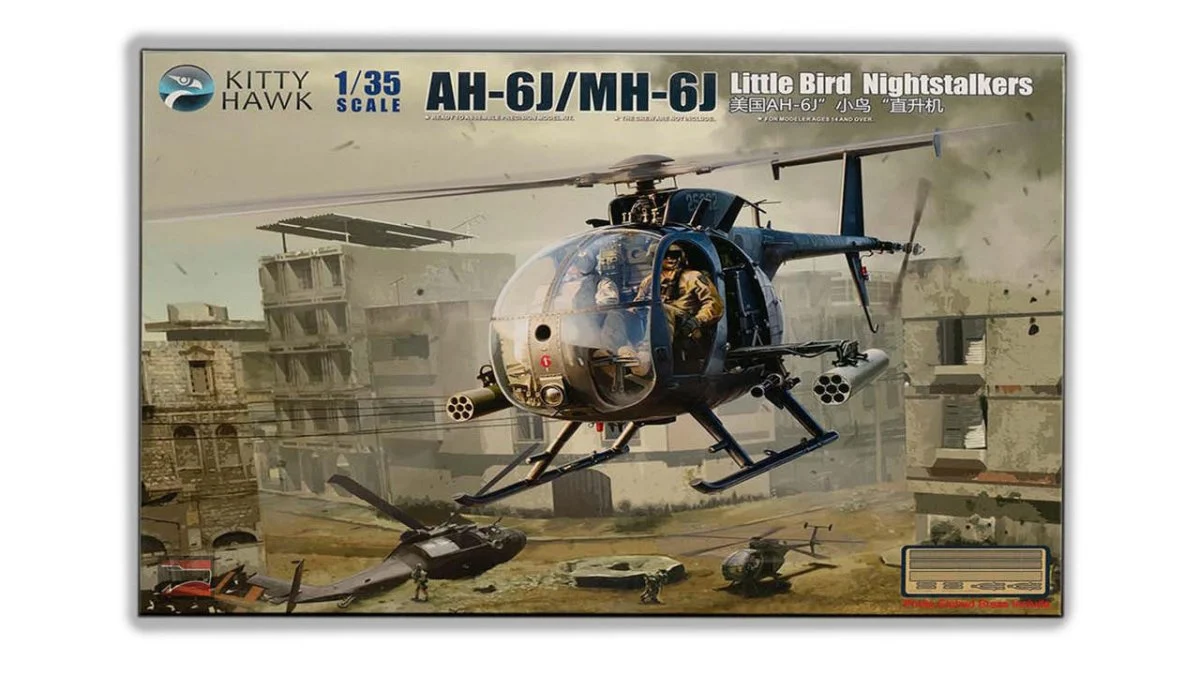 Kitty Hawk 1/35 Kitty Hawk AH-6J/MH-6J Little Bird Plastic Model Kit