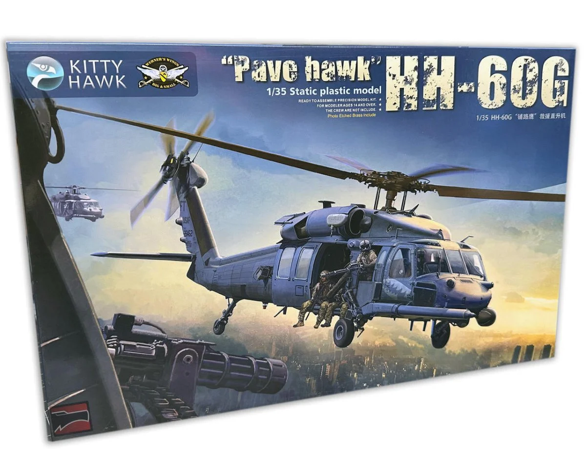 Kitty Hawk 1/35 Kitty Hawk HH-60G Pave Hawk (with figures) Plastic Model Kit