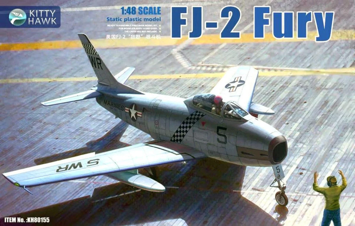 Kitty Hawk 1/48 Kitty Hawk FJ-2 Fury Plastic Model Kit