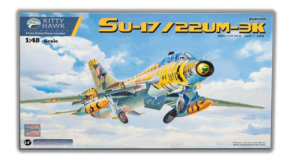 Kitty Hawk 1/48 Kitty Hawk Su-17, Su-22 UM3K/UM4 Fitter G Plastic Model Kit