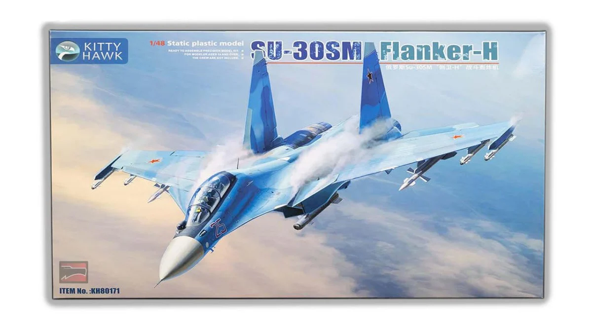 Kitty Hawk 1/48 Kitty Hawk Su-30SM Flanker-H Plastic Model KIt