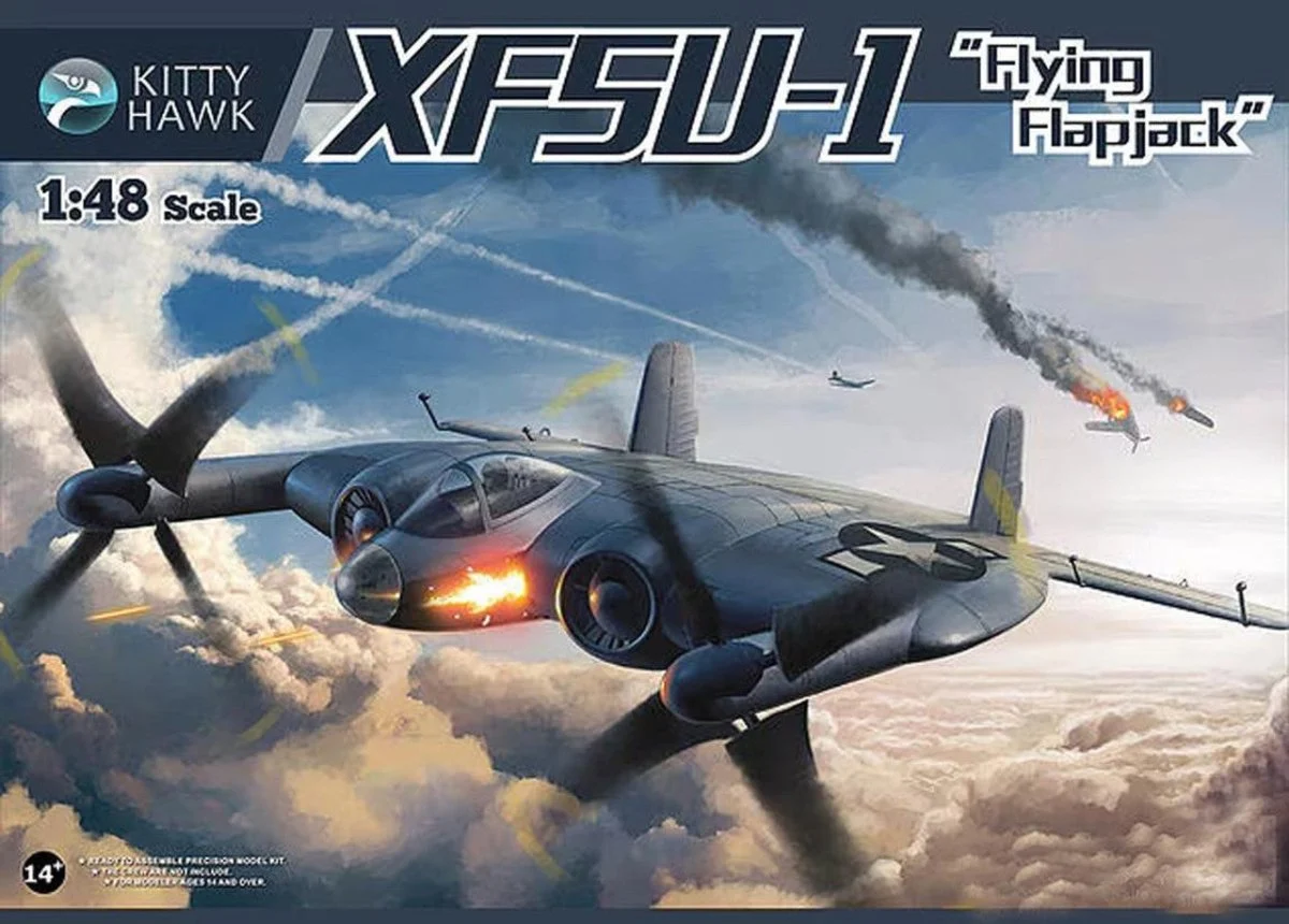 Kitty Hawk 1/48 Kitty Hawk XF5U-1 Flying Flapjack Plastic Model Kit