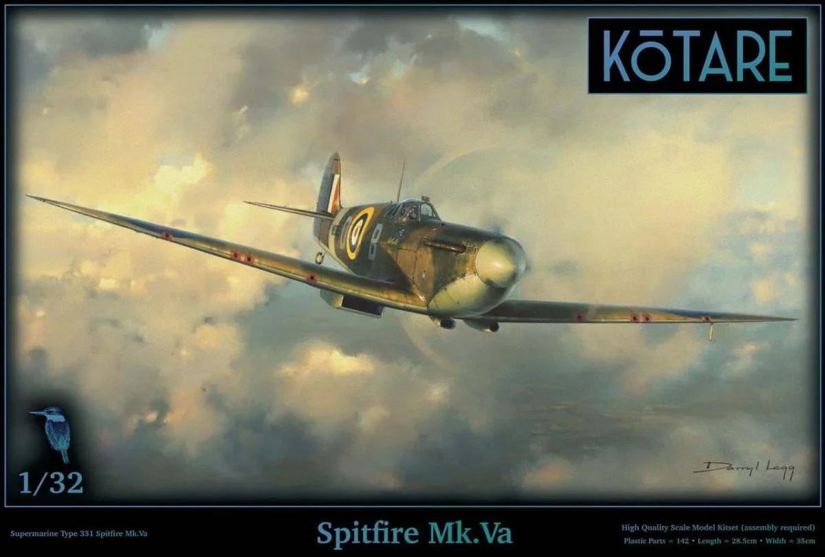 Kotare 1/32 Kotare Spitfire Mk.Va Plastic Model Kit