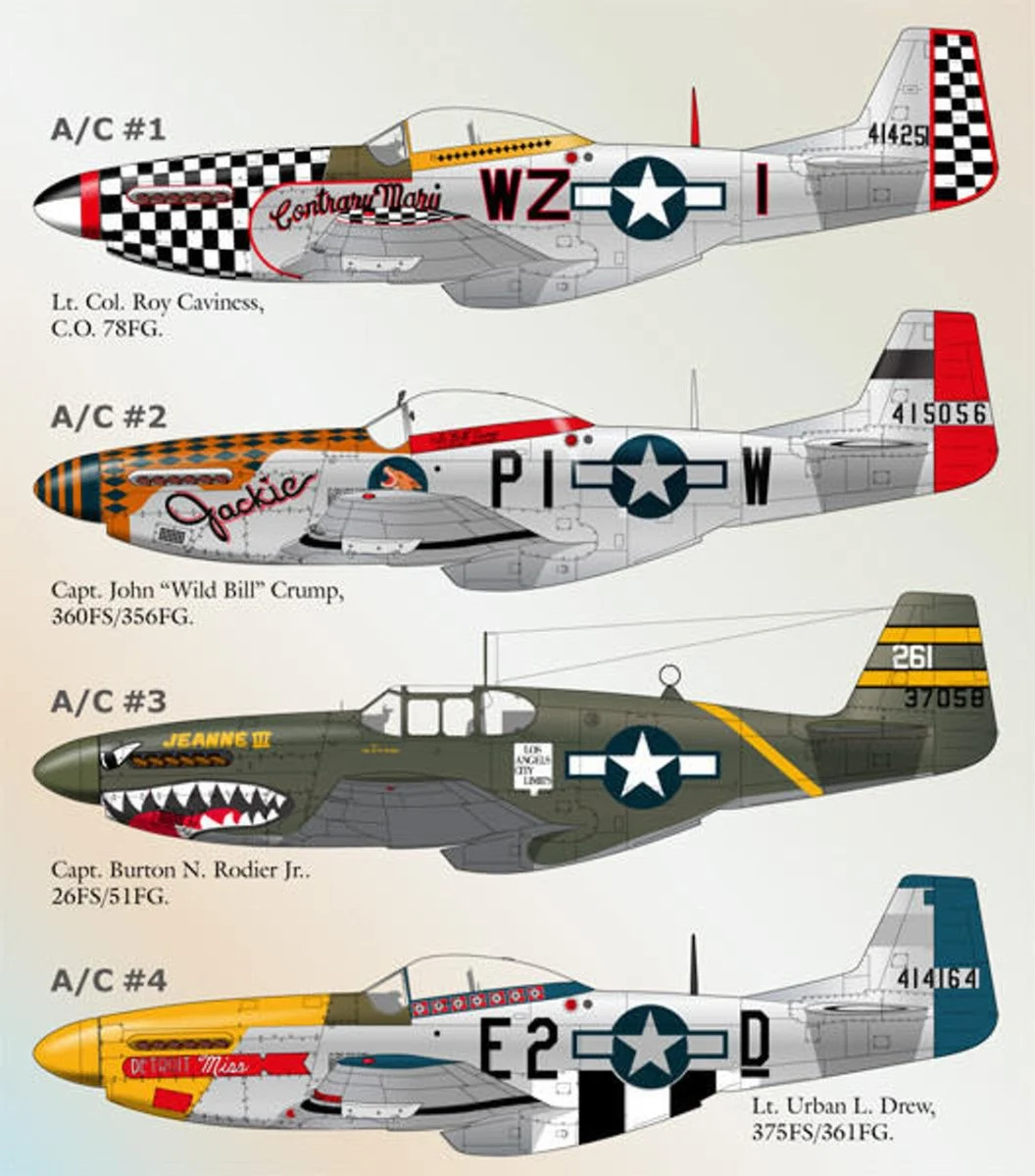 Lifelike Decals 1/32 Lifelike Decals P-51 Mustang p-4