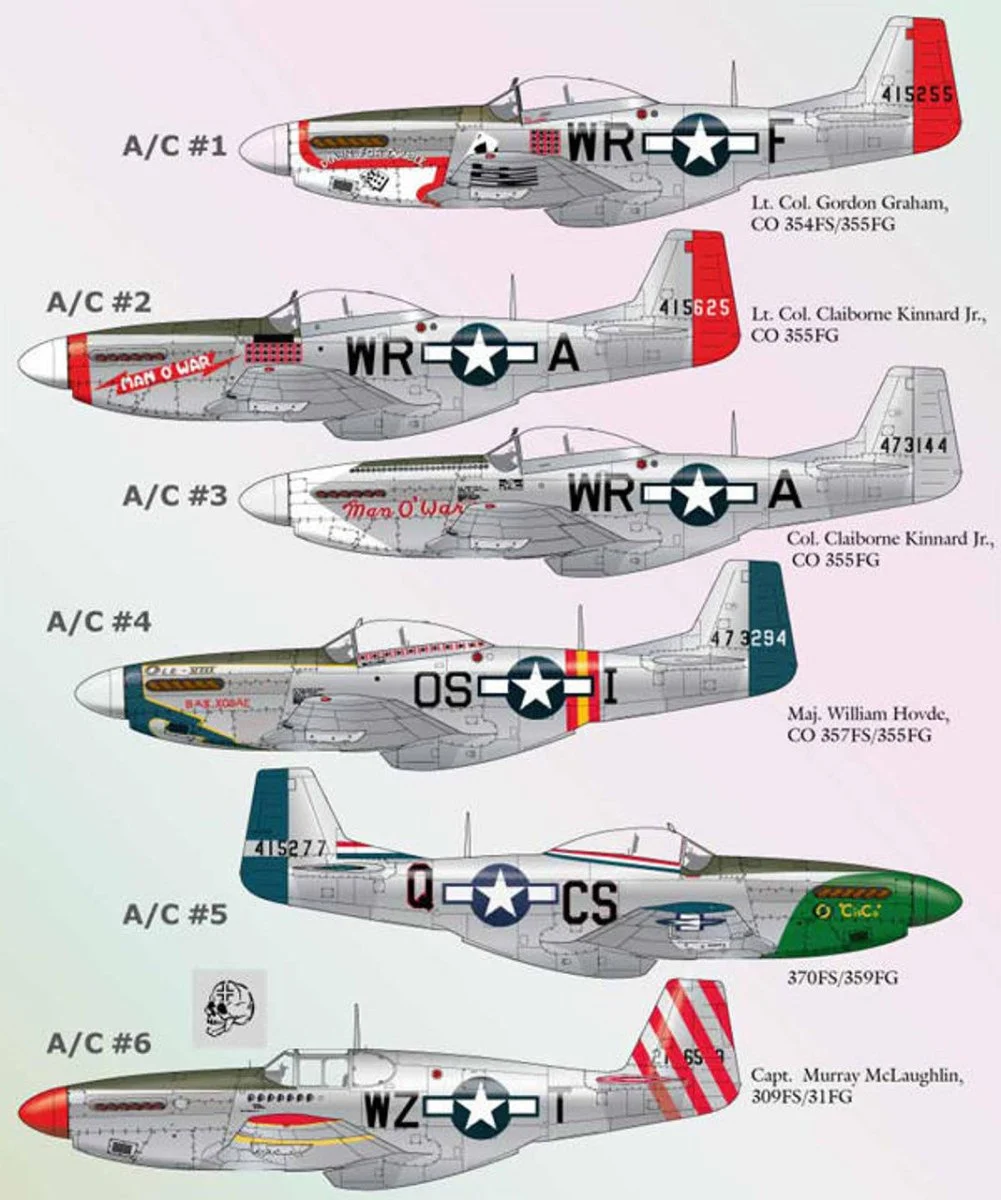 Lifelike Decals 1/48 Lifelike Decals P-51 Mustang p-8