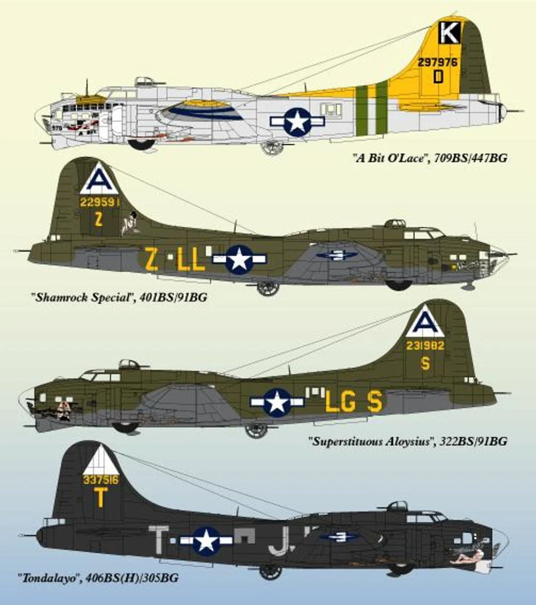 Lifelike Decals 1/72 Lifelike Decals B-17 Flying Fortress p-1