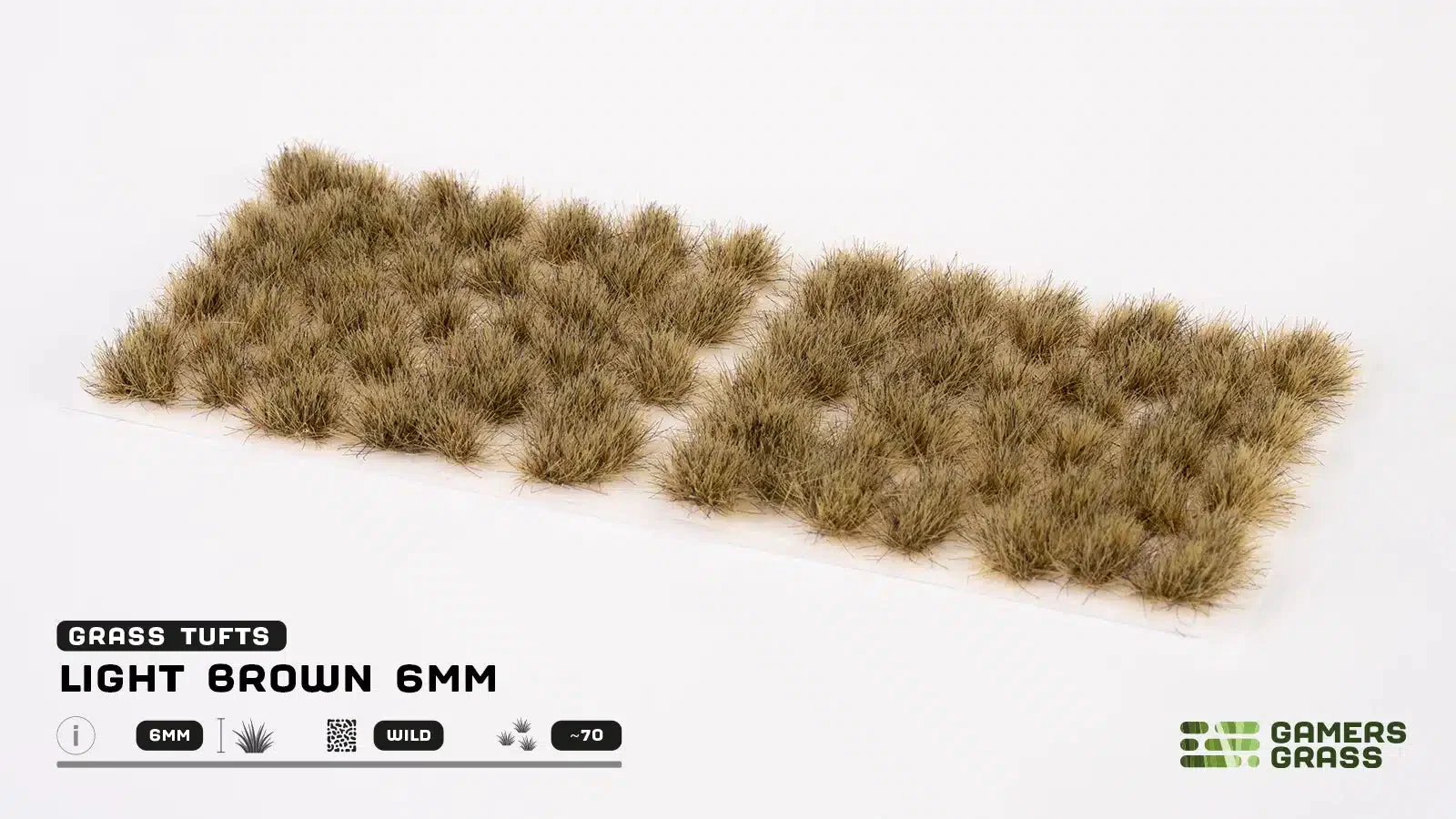 Gamers Grass Light Brown 6mm - GG6-LB