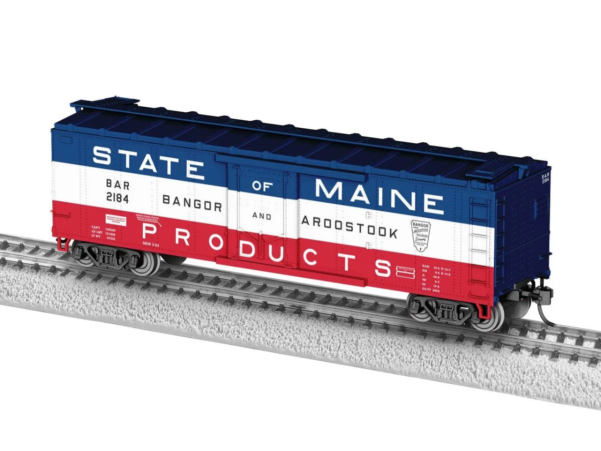 Lionel HO Scale State of Maine Boxcar #2184 - 2454380