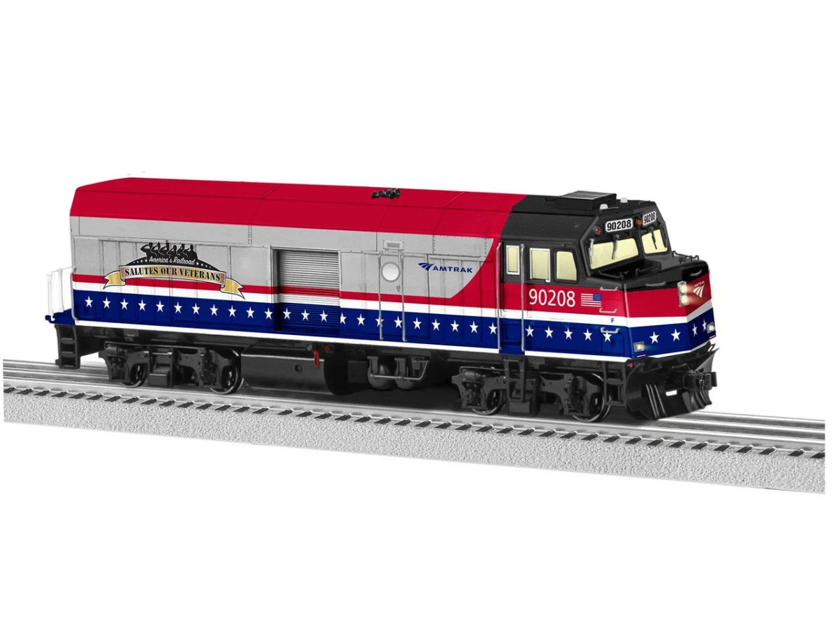 Lionel O Scale Amtrak LEGACY Cabbage Veterans Locomotive #90208 - 2233800