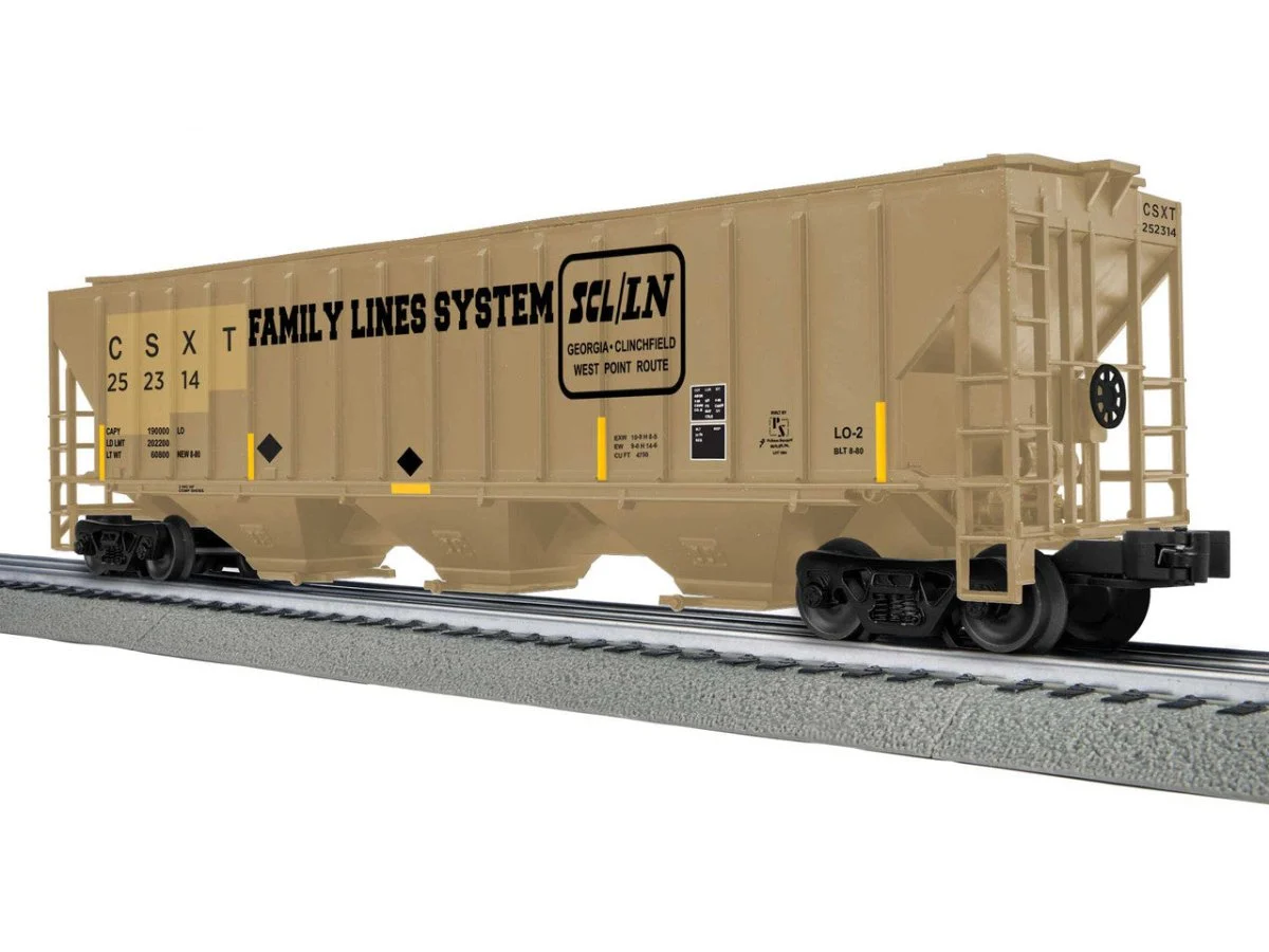 Lionel O Scale CSX PS-2CD Covered Hopper #252204,#252314,#252351 (3) - 2442150