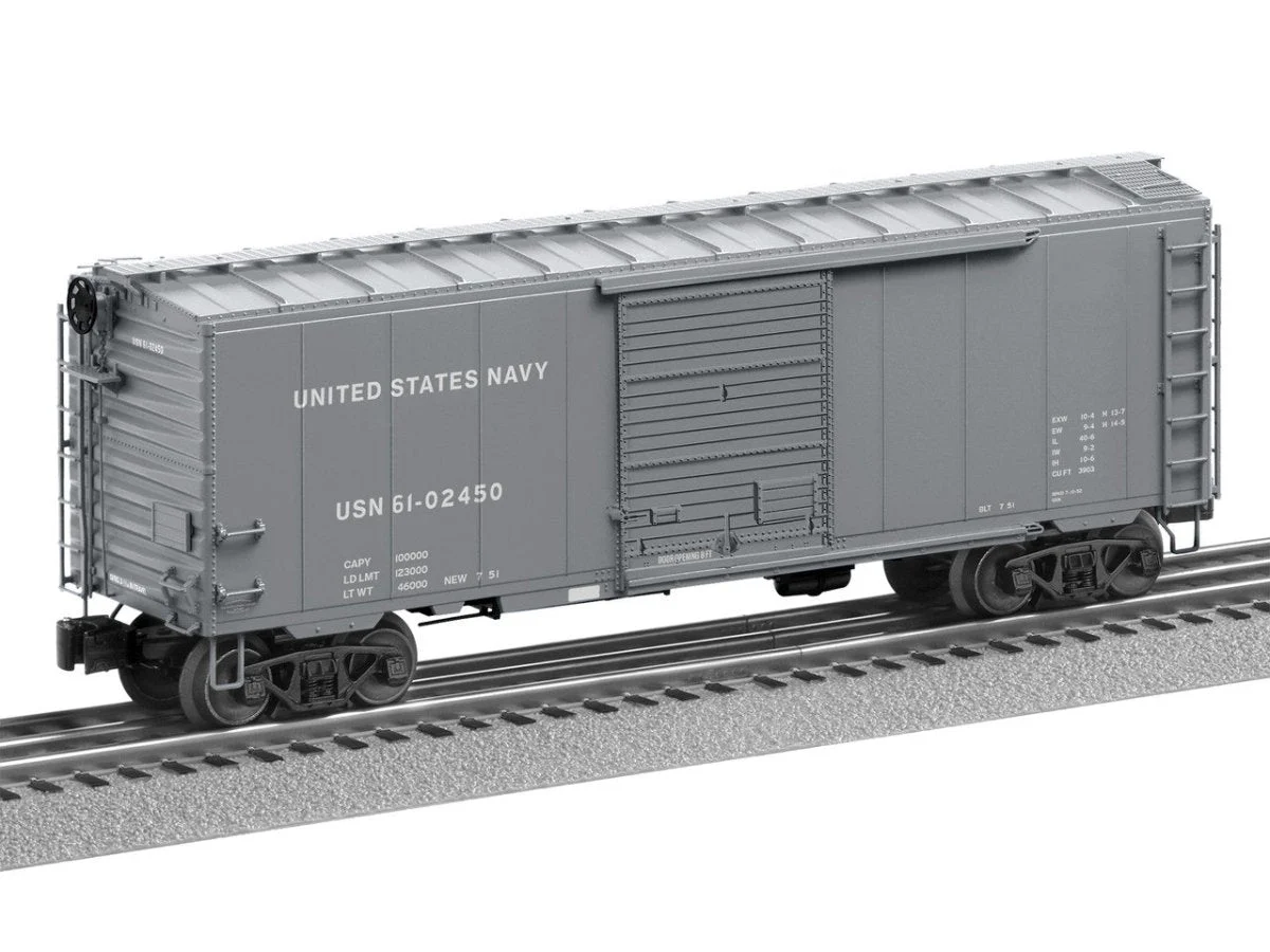 Lionel O Scale Union Pacific US Navy PatriotSounds PS-1 Boxcar #61-02450 - 2426110