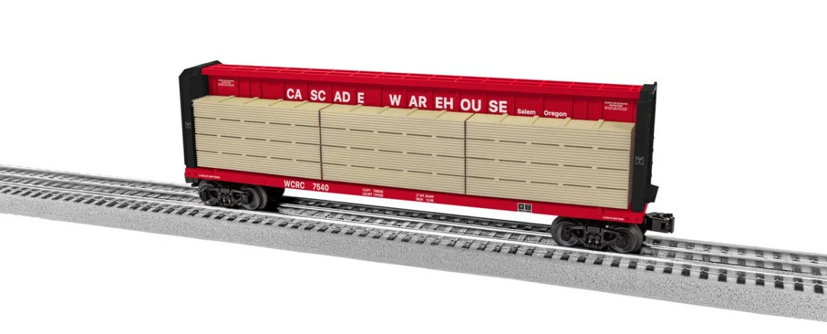 Lionel O Scale Washington Central WCRC Centerbeam Flatcar #7540 - 2343102