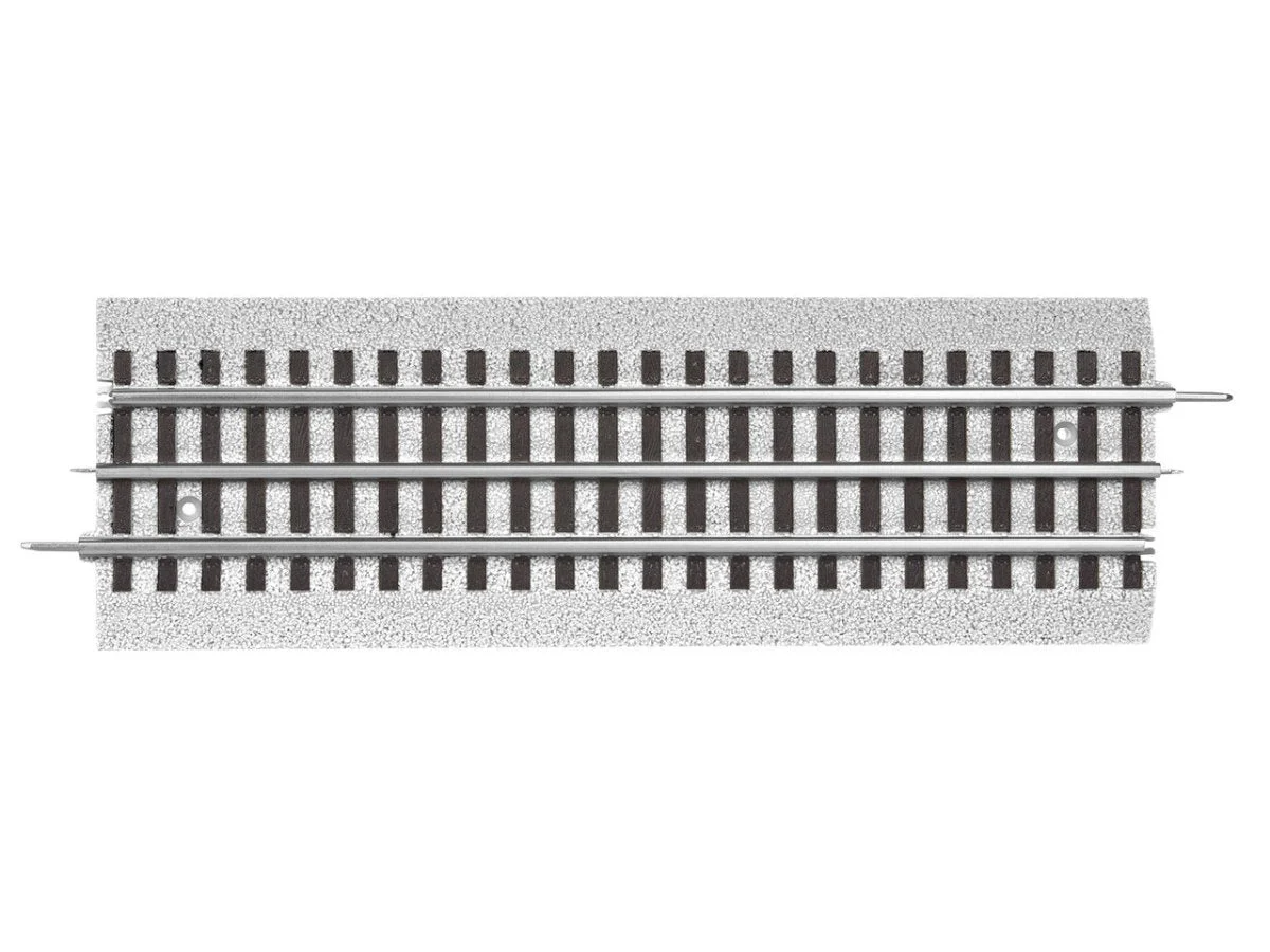 Lionel O Scale White 10" Straight FasTrack (4) - 85389