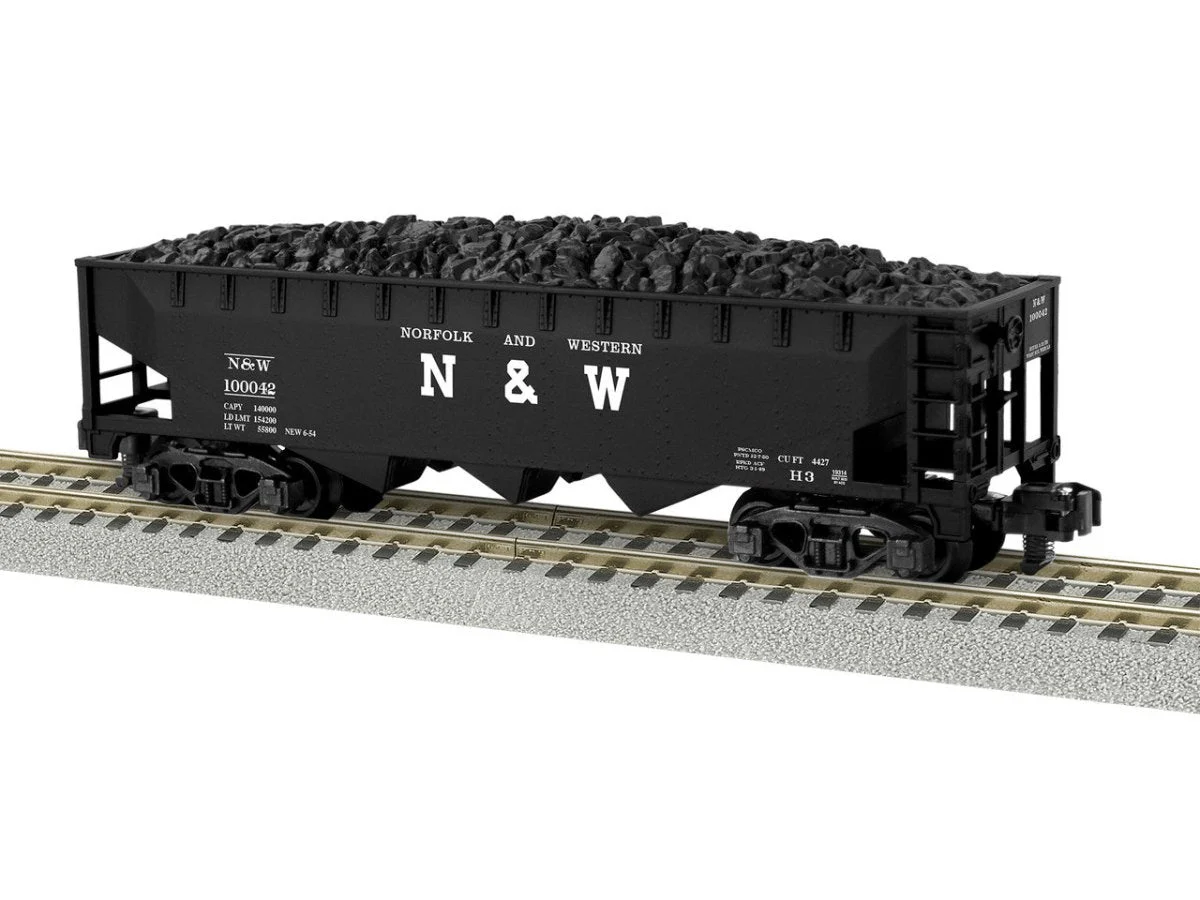 Lionel S Scale Norfolk & Western 3 Bay Hopper #100042 - 2219314