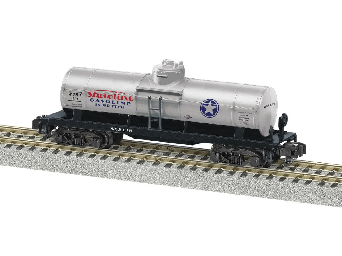 Lionel S Scale Staroline Gasoline Single Dome Tank Car #110 - 2119360