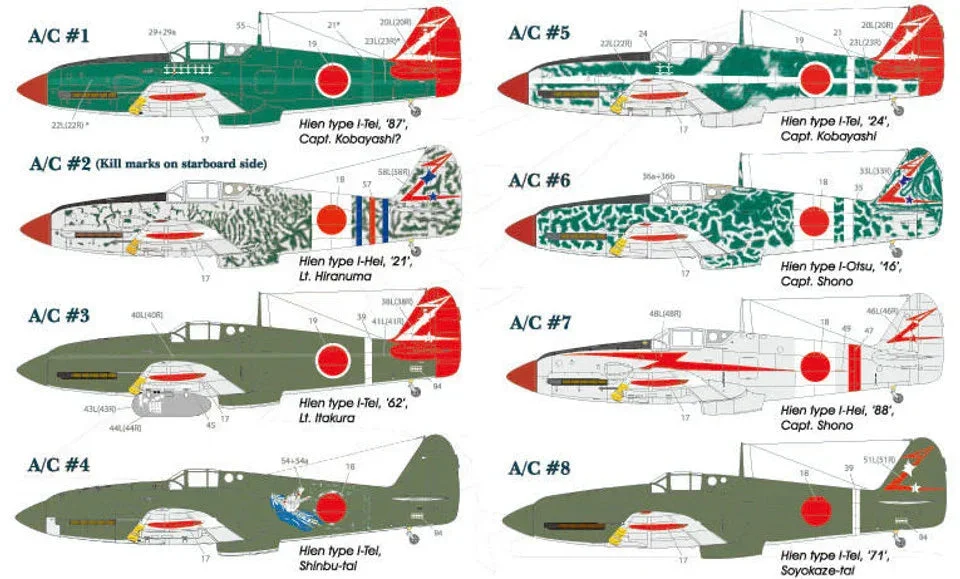1/48 Lifelike Decals 244th Sentai p-3