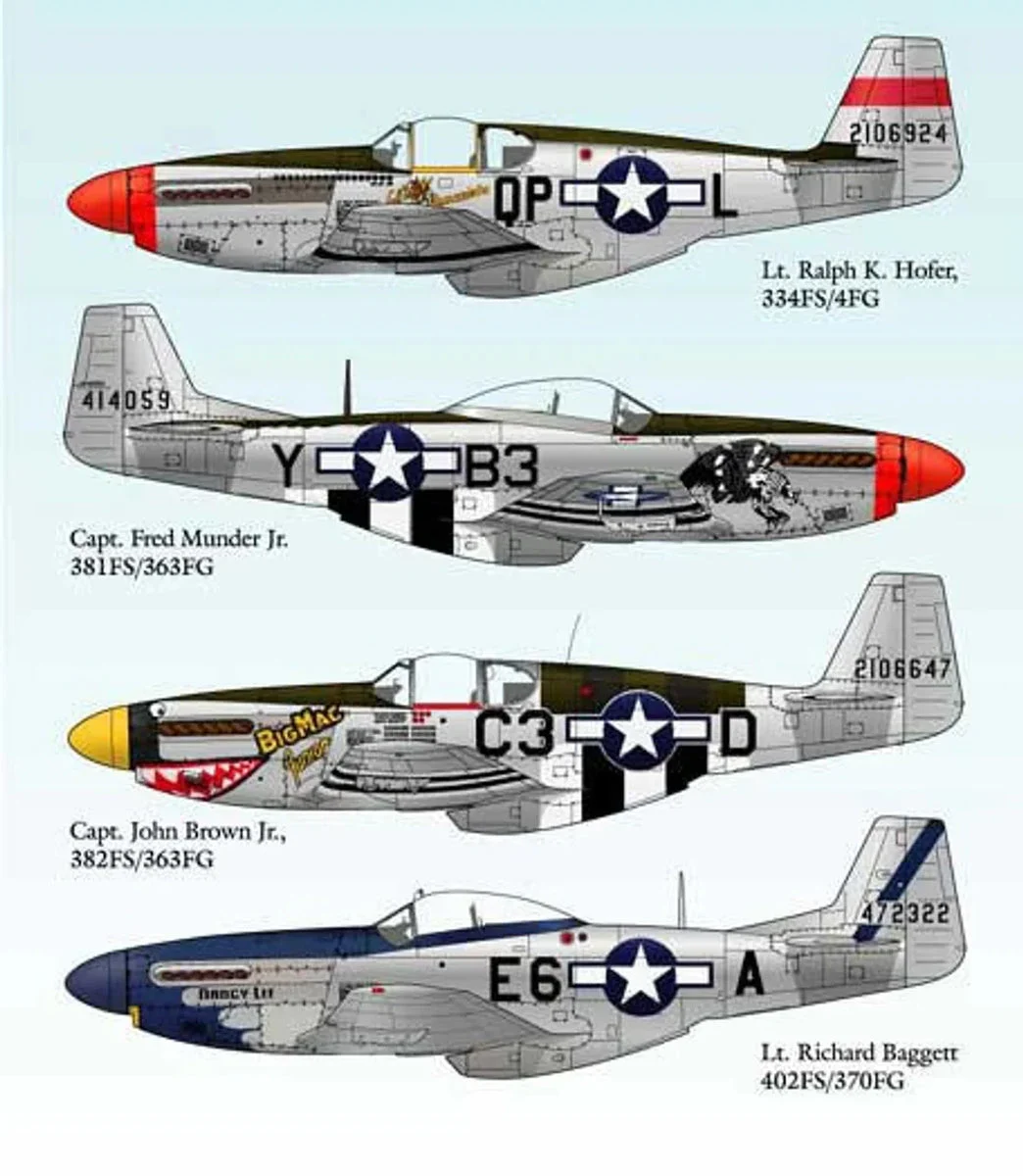 1/48 Lifelike Decals P-51 Mustang p-2