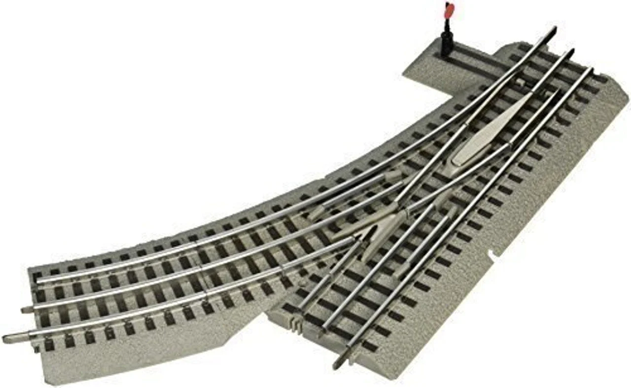 Lionel O Scale FasTrack O36 Manual Switch Right Hand - 12018