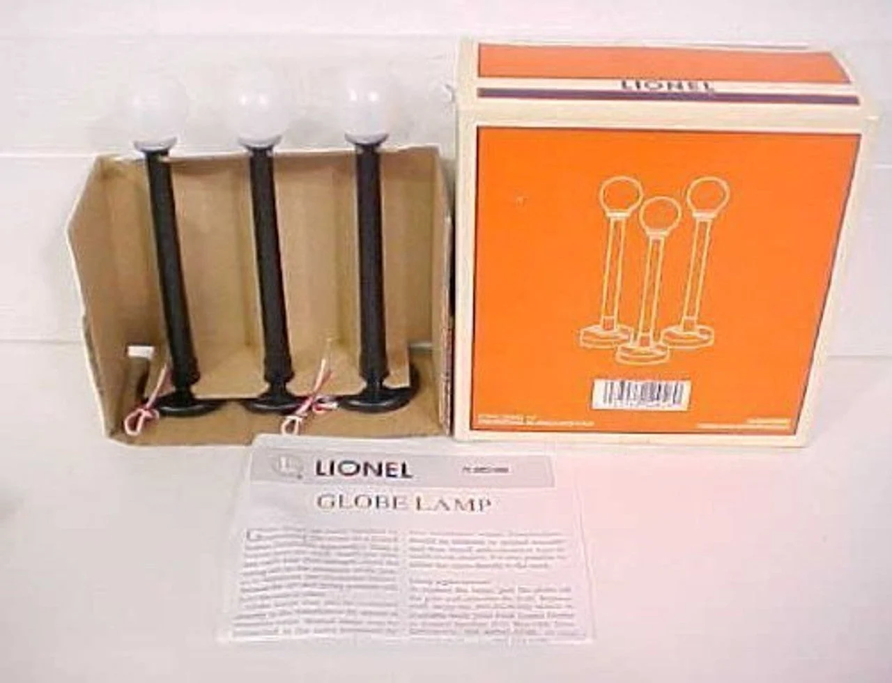 Lionel O Scale #64 Globe Street Lamps - 12926