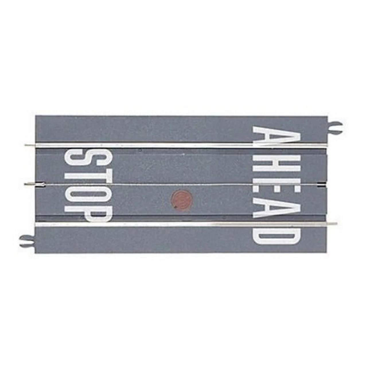 Lionel O Scale SuperStreets 5" Straight - "Stop Ahead" (2) - 21573