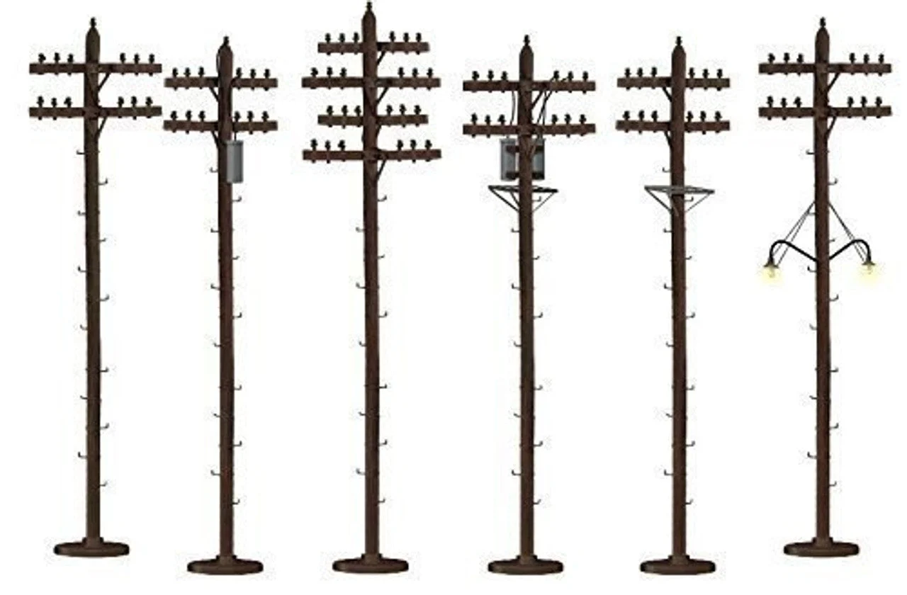 Lionel O Scale Sized Telephone Poles - 37939