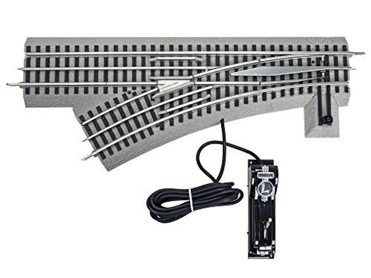 Lionel O Scale FasTrack O48 Remote/Command Switch Left Hand - 81949