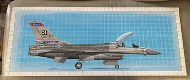 Lou Drendel Painting - F-16 Falcon