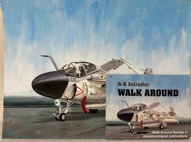 Lou Drendel Painting - Squadron Signal #5502 A-6 Intruder Walk Around 1994