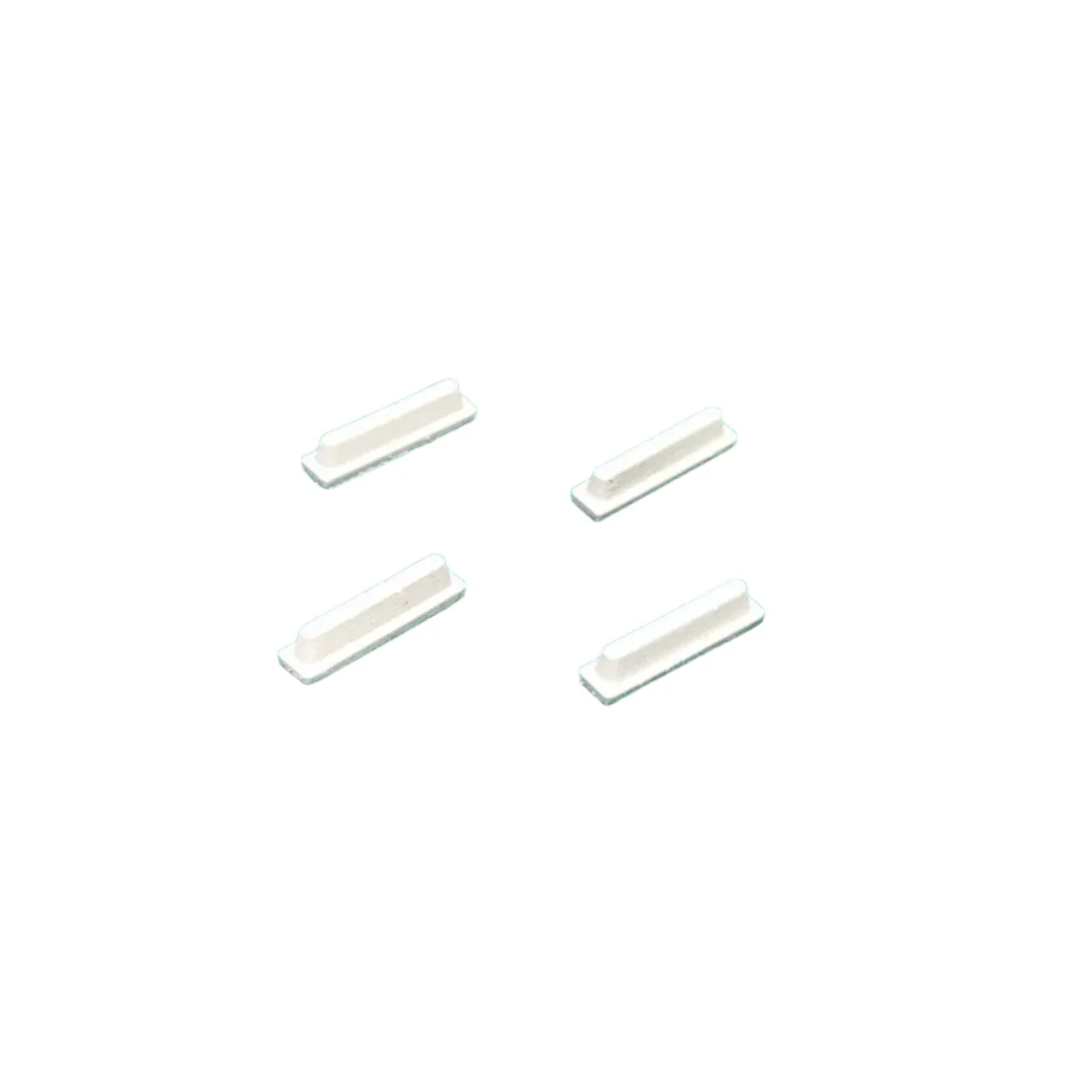 Mac Rail HO PTC Antenna - Short "Track" White - 4 Pack MAC-830