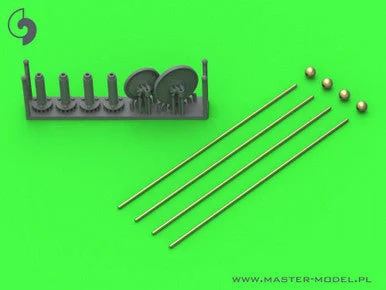 1/16 Master Model Width indicators for German vehicles (4pcs, LONG - used e.g. on Sd.Kfz. 234)